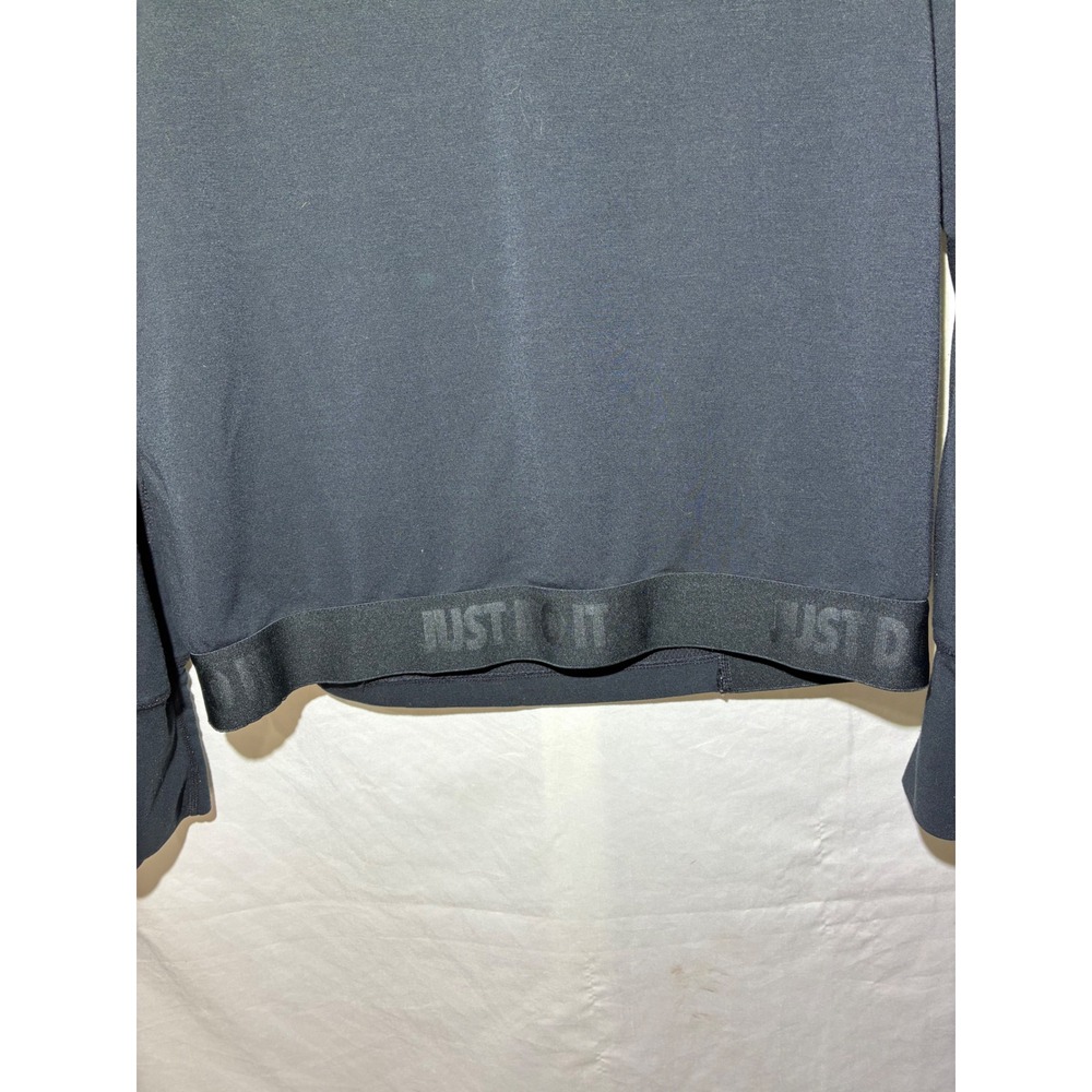 Nike Dri-FIT Just Do It Black Long Sleeve Training Top 904282-010 Mens Small - Picture 5 of 8